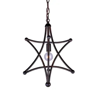 1 Light English Bronze Chic Mini Chandelier - C193-9235-EB