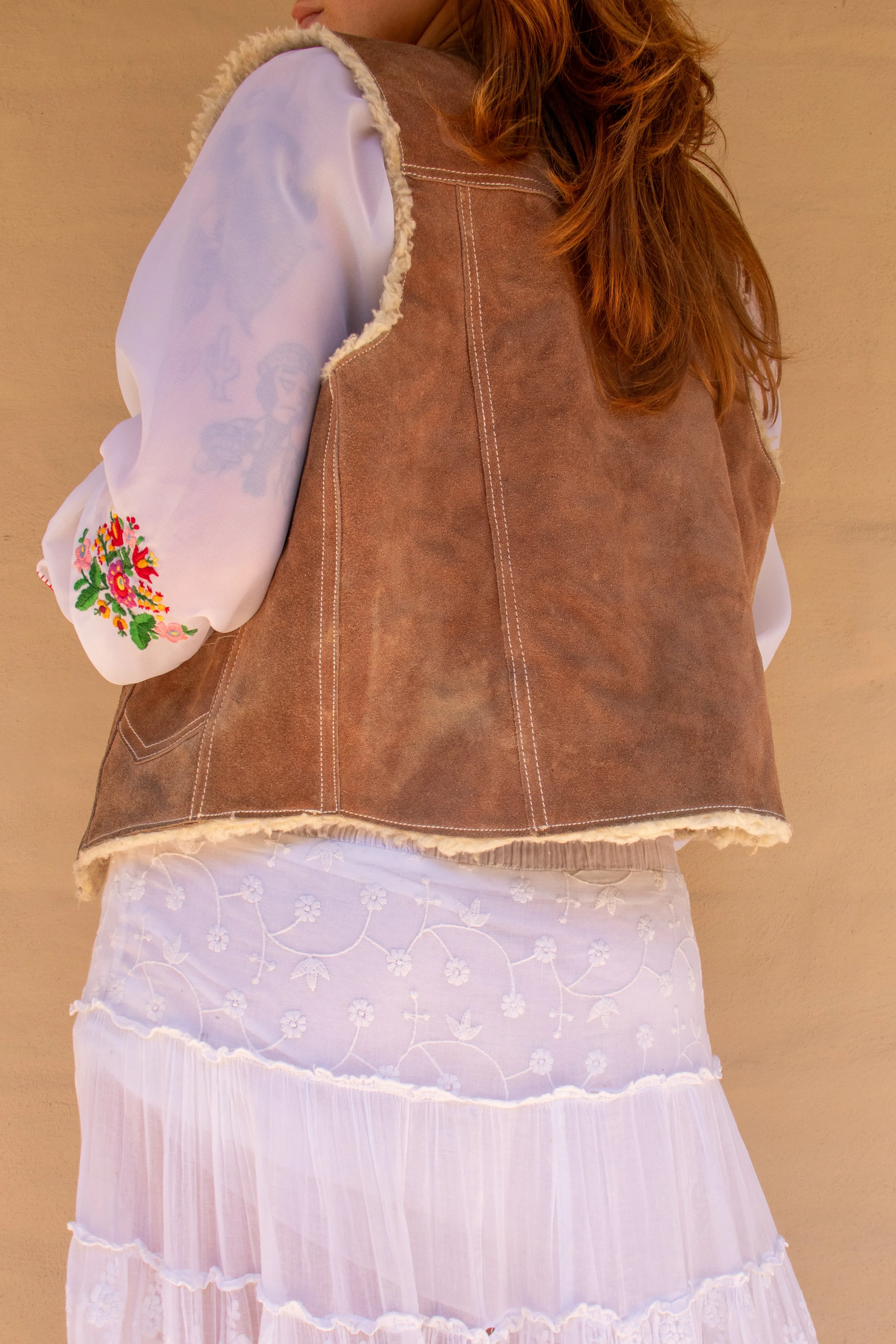 1970s Leather Vest