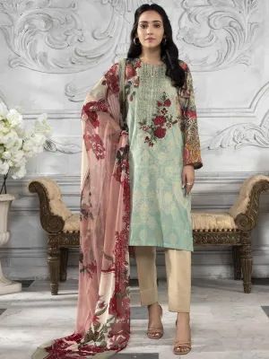 2 Piece Embroidered Jacquard Suit