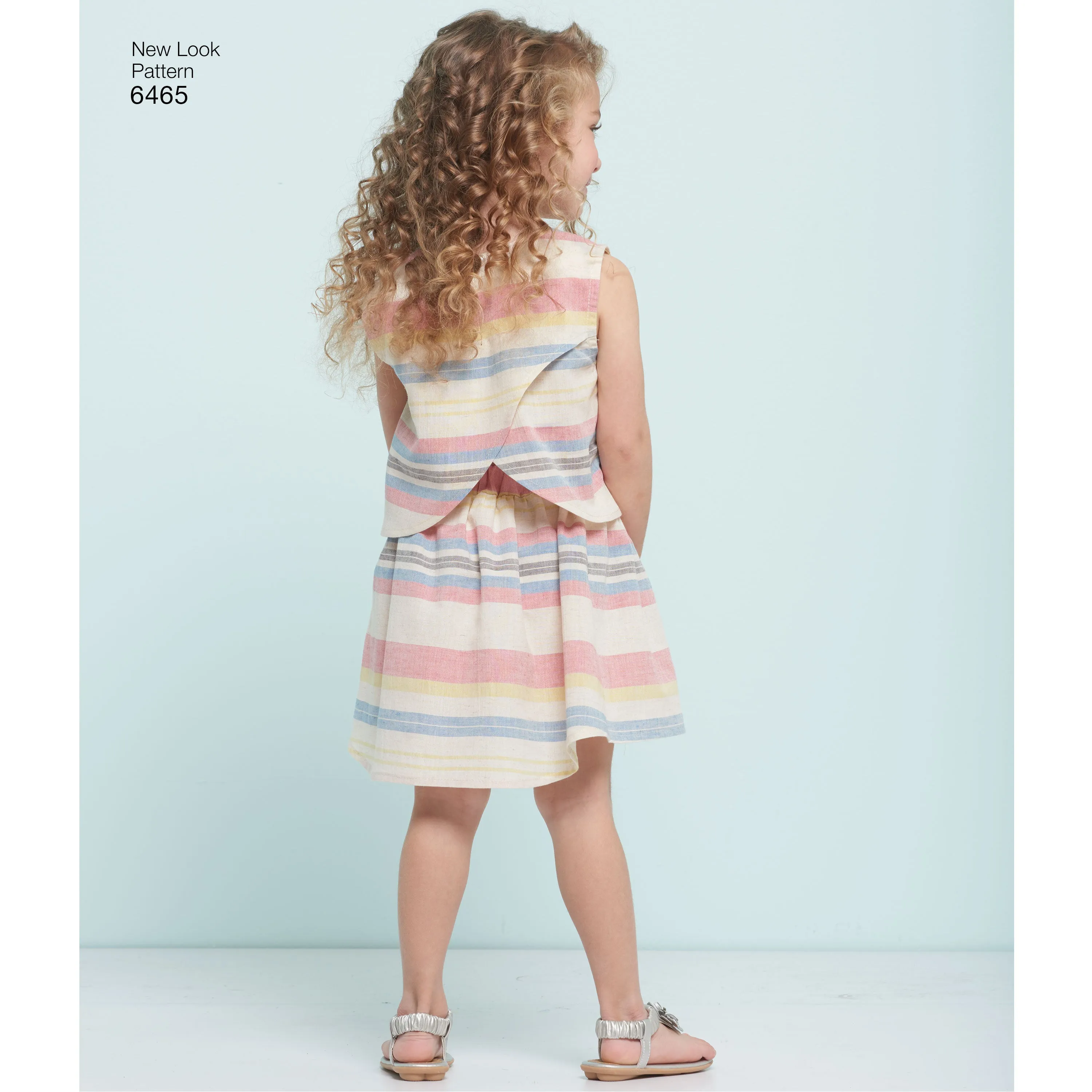 6465 Child's Easy Top, Skirt and Shorts