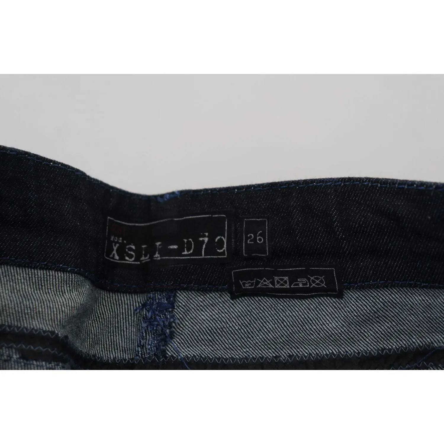 Acht Chic Slim-Fit Cotton Denim in Dark Blue