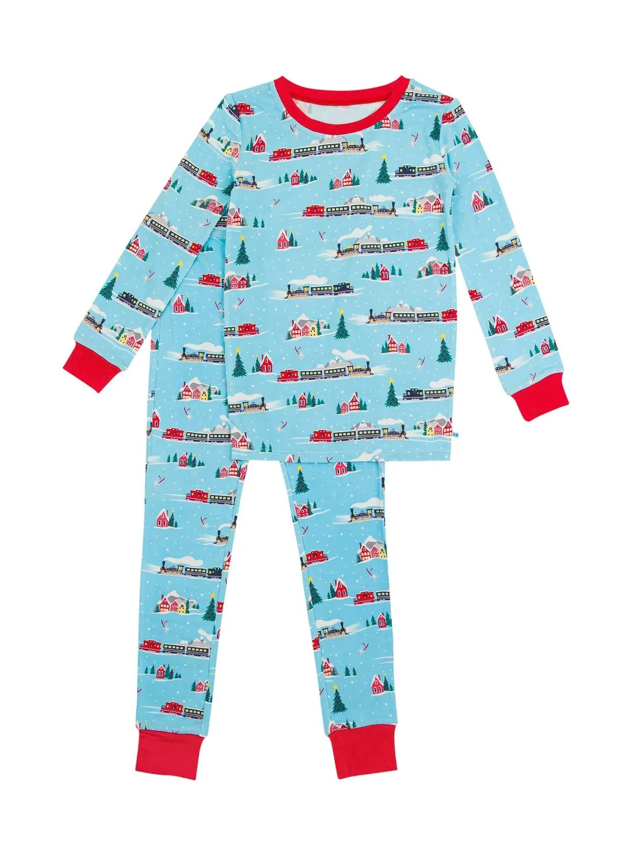 Boys Bamboo Pajamas - All Aboard