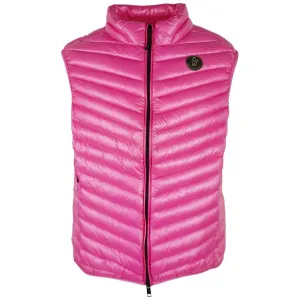 Centogrammi Chic Pink Nylon Down Vest for Her