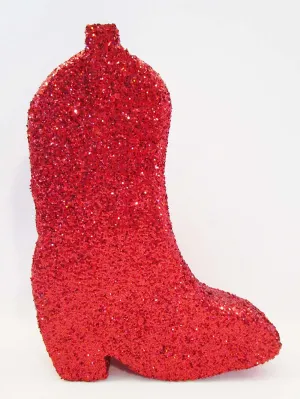 Cowboy boot styrofoam cutout (rounded front)