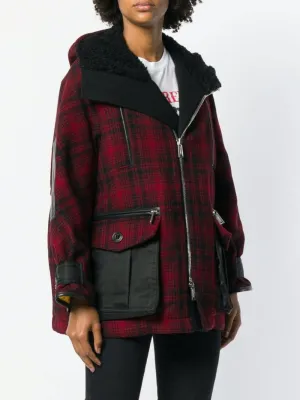 Dsquared2 Hooded Oversized Parka Coat