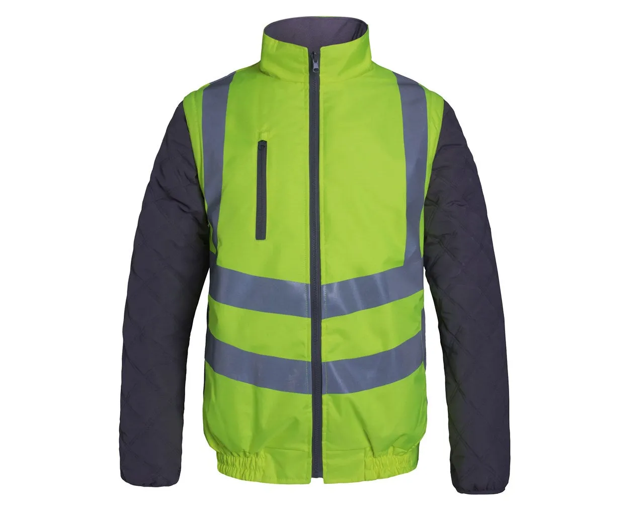 Future Garments BW484 Hi Vis Detachable Sleeved Rip Stop Bodywarmer