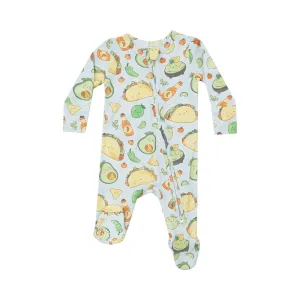 Happy Tacos Two-Way Zipper Footie by Angel Dear