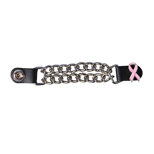 Hot Leathers Breast Cancer Awareness Pink Ribbon Vest Extender