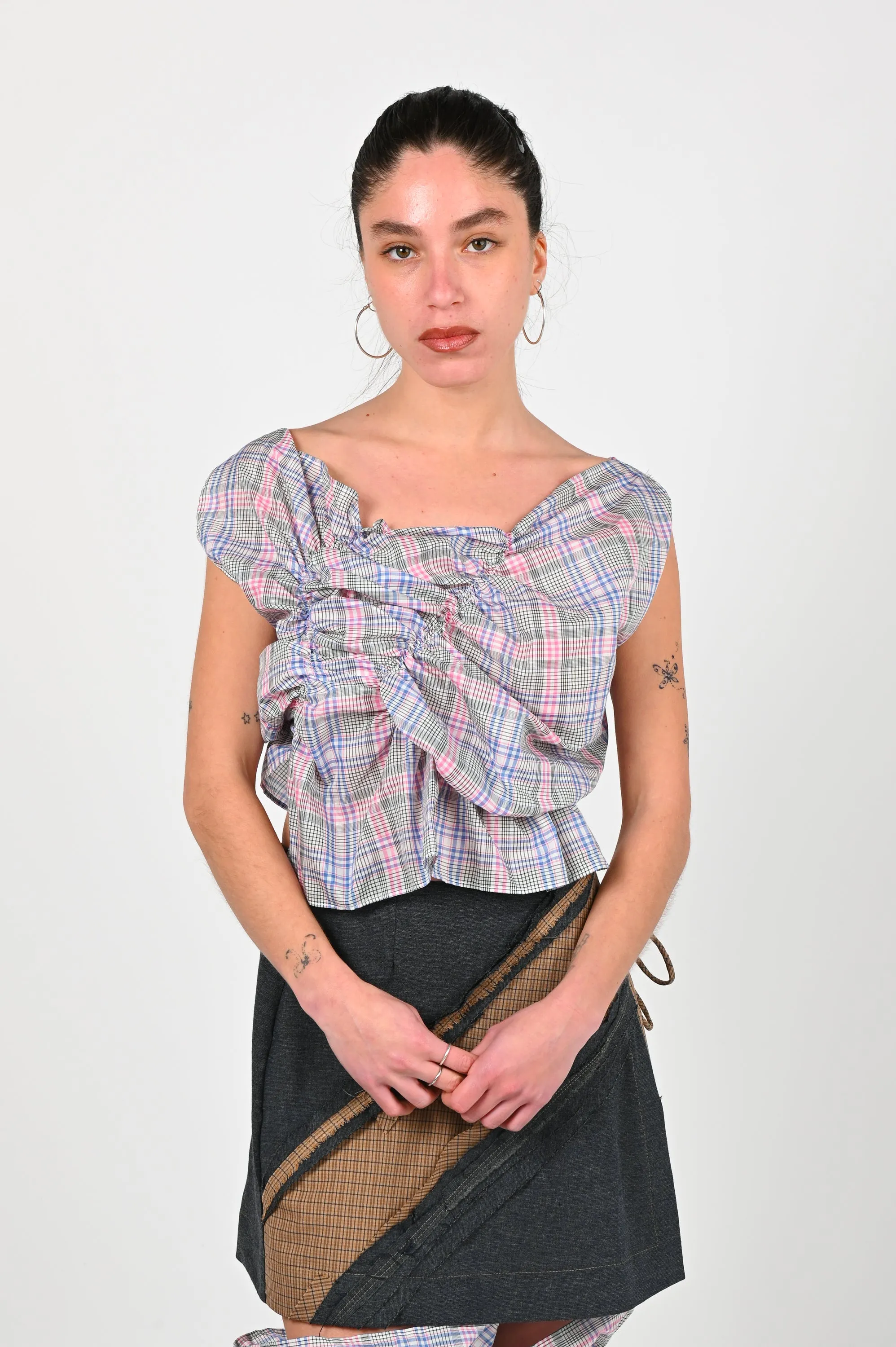 KATALYST 'Handkerchief' Top in Newspaper