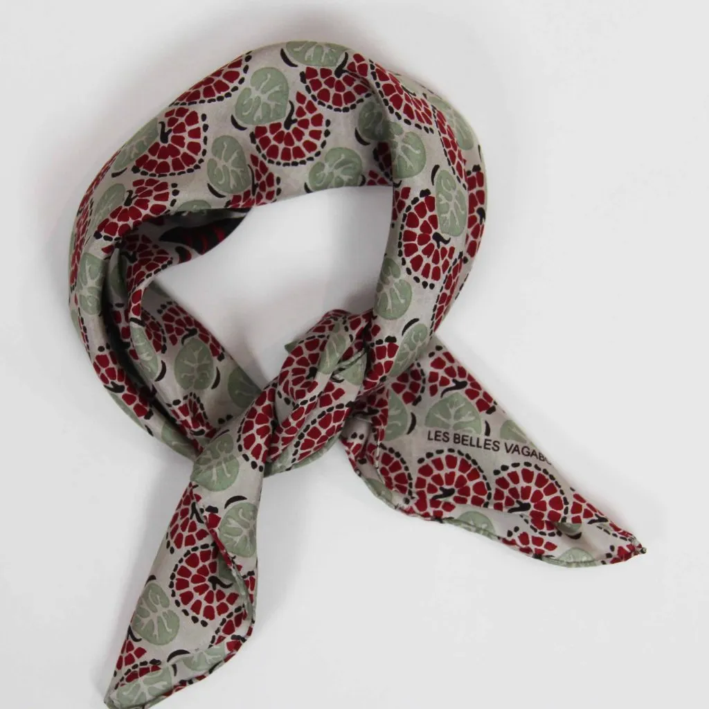 Les Belles Vagabondes Mini Silk Scarf