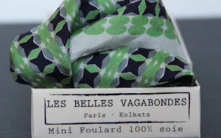 Les Belles Vagabondes Mini Silk Scarf