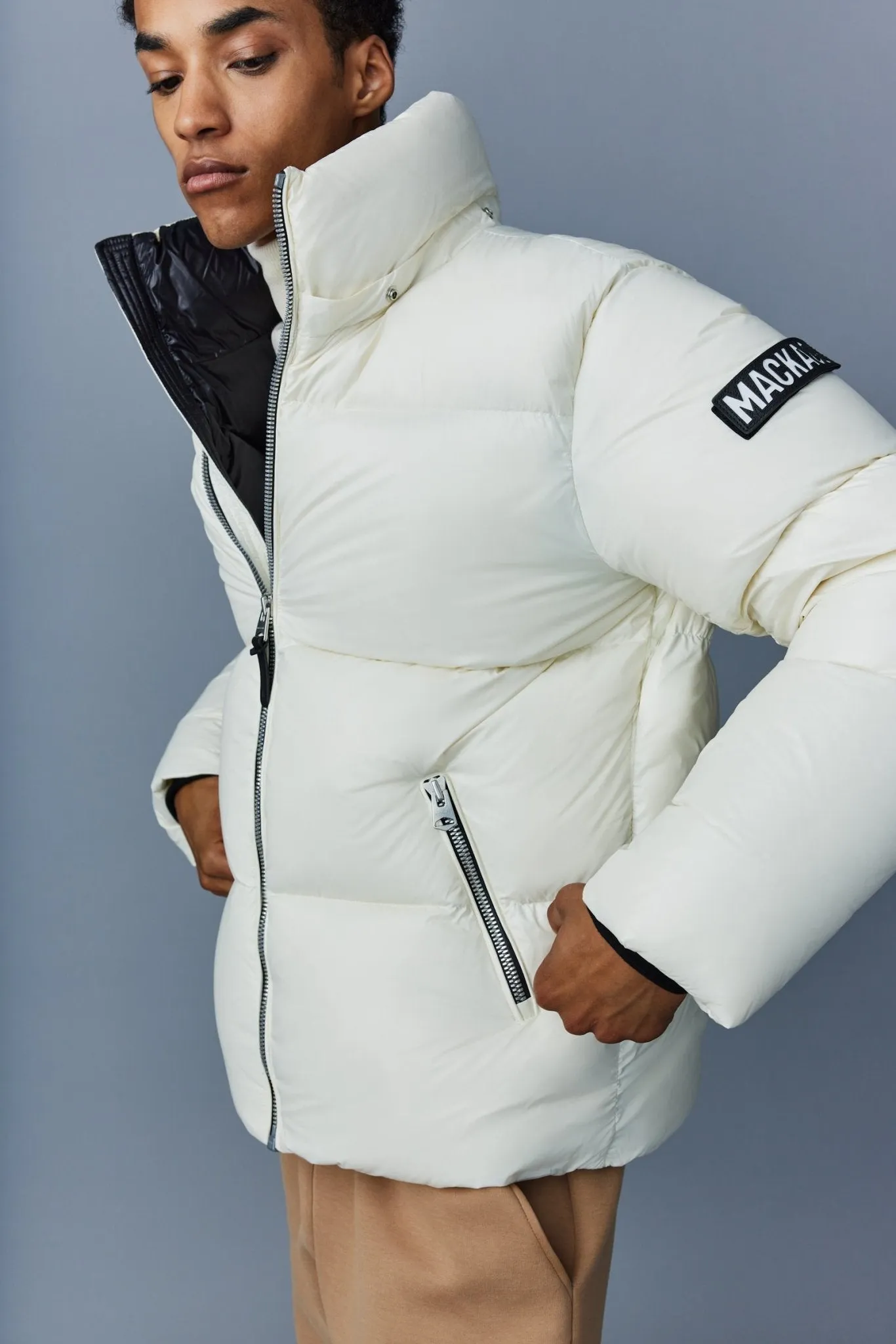 MACKAGE KENT-Z - Lustrous Light Down Jacket With Hood