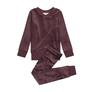 Mauve Velour Pajamas