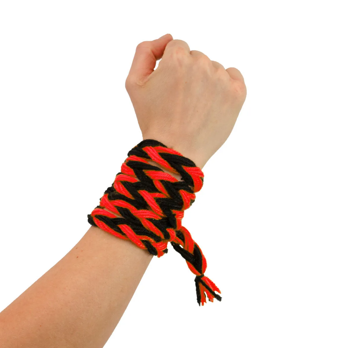 Mc Keever Sports Supporters Wool Plait - Black/Red