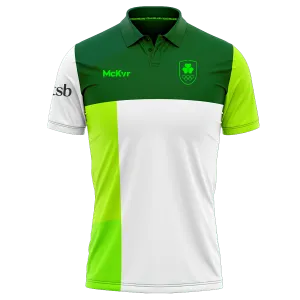 Mc Keever Team Ireland Block Polo - Adult - White