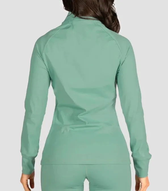 MONTIREX Women's Pace Half Zip Top - JADE