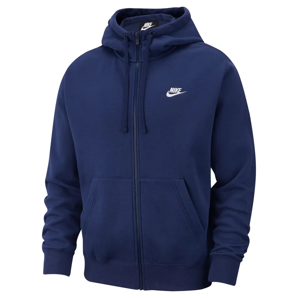 Nike Mens Sportswear Club Fleece Full-Zip Hoodie Sweatshirt