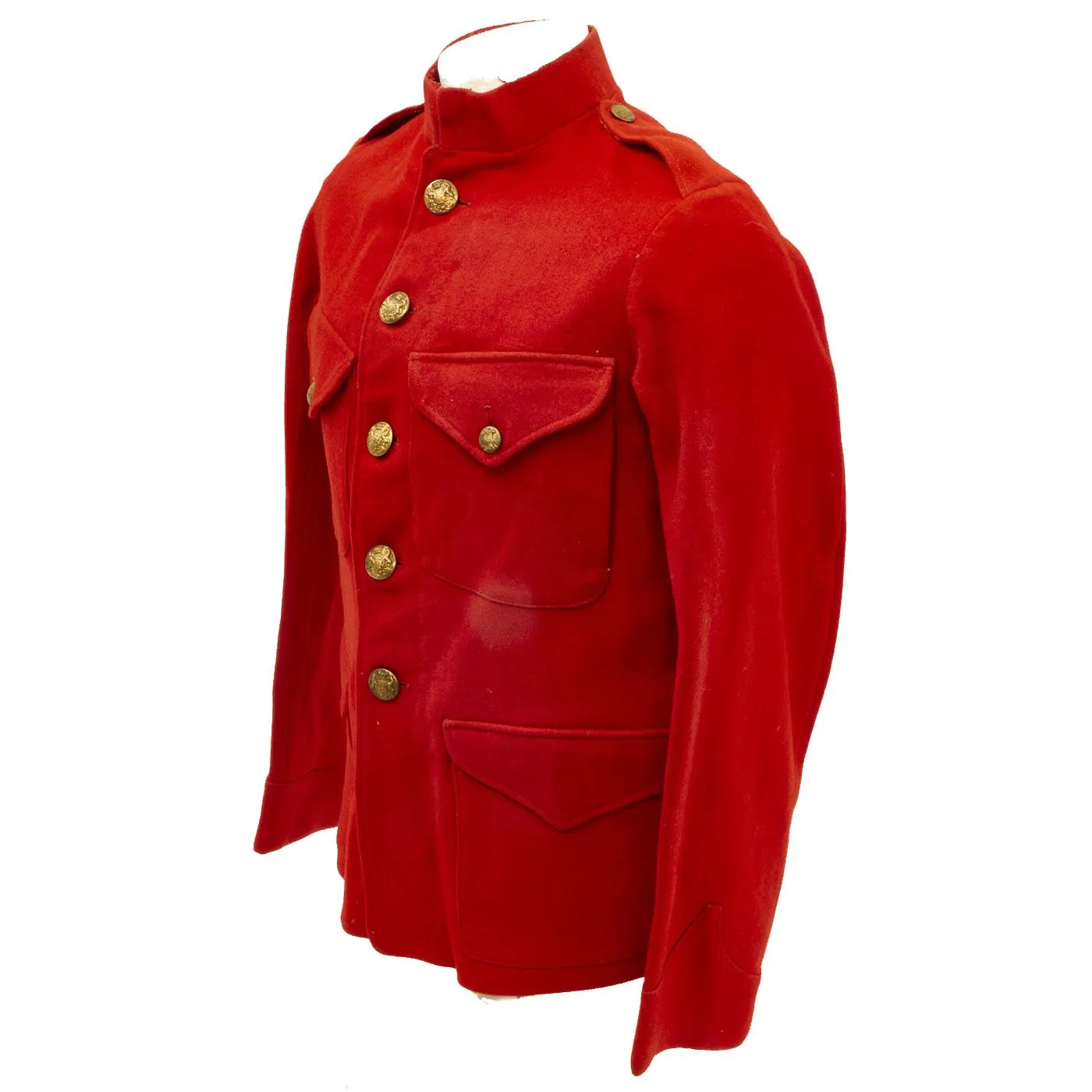 Original Pre-WW1 British Cavalry Other Ranks Enlisted Scarlet Coat - Dated 1903