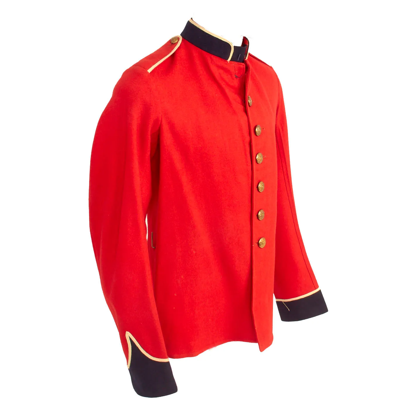 Original Pre-WW1 British Guards Other Ranks Enlisted Scarlet Coat - Dated 1913