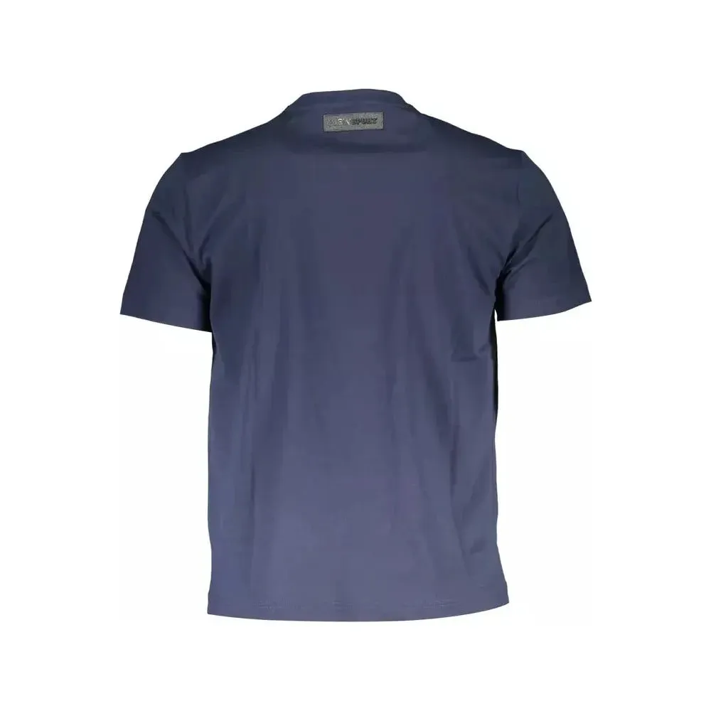 Plein Sport Blue Cotton Mens TShirt