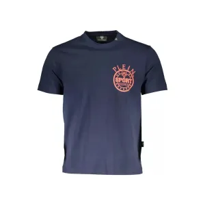 Plein Sport Blue Cotton Mens TShirt