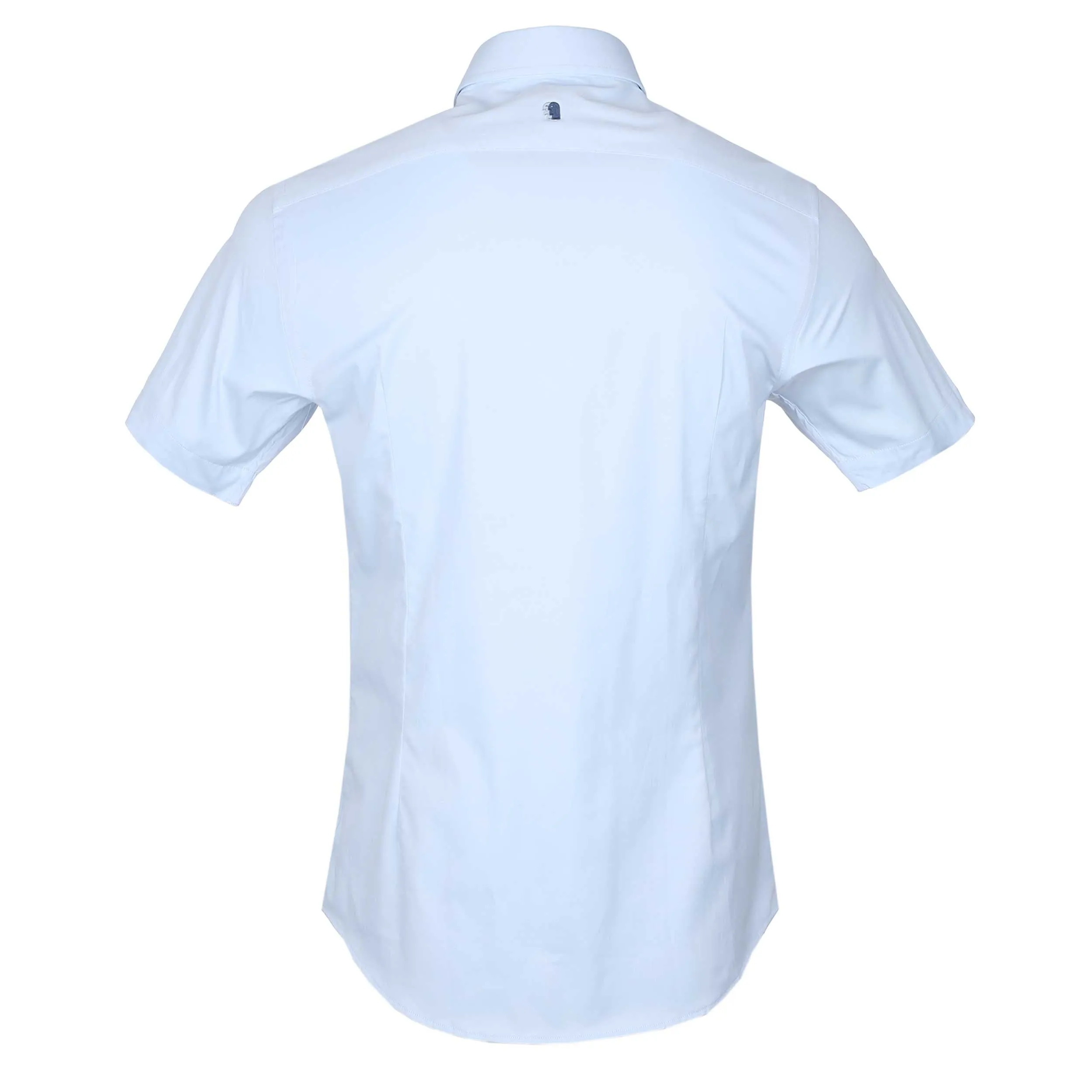 Remus Uomo 2 Way Stretch SS Shirt in Sky Blue