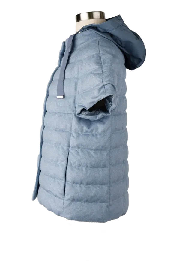 Silk/Cashmere Puffer Vest