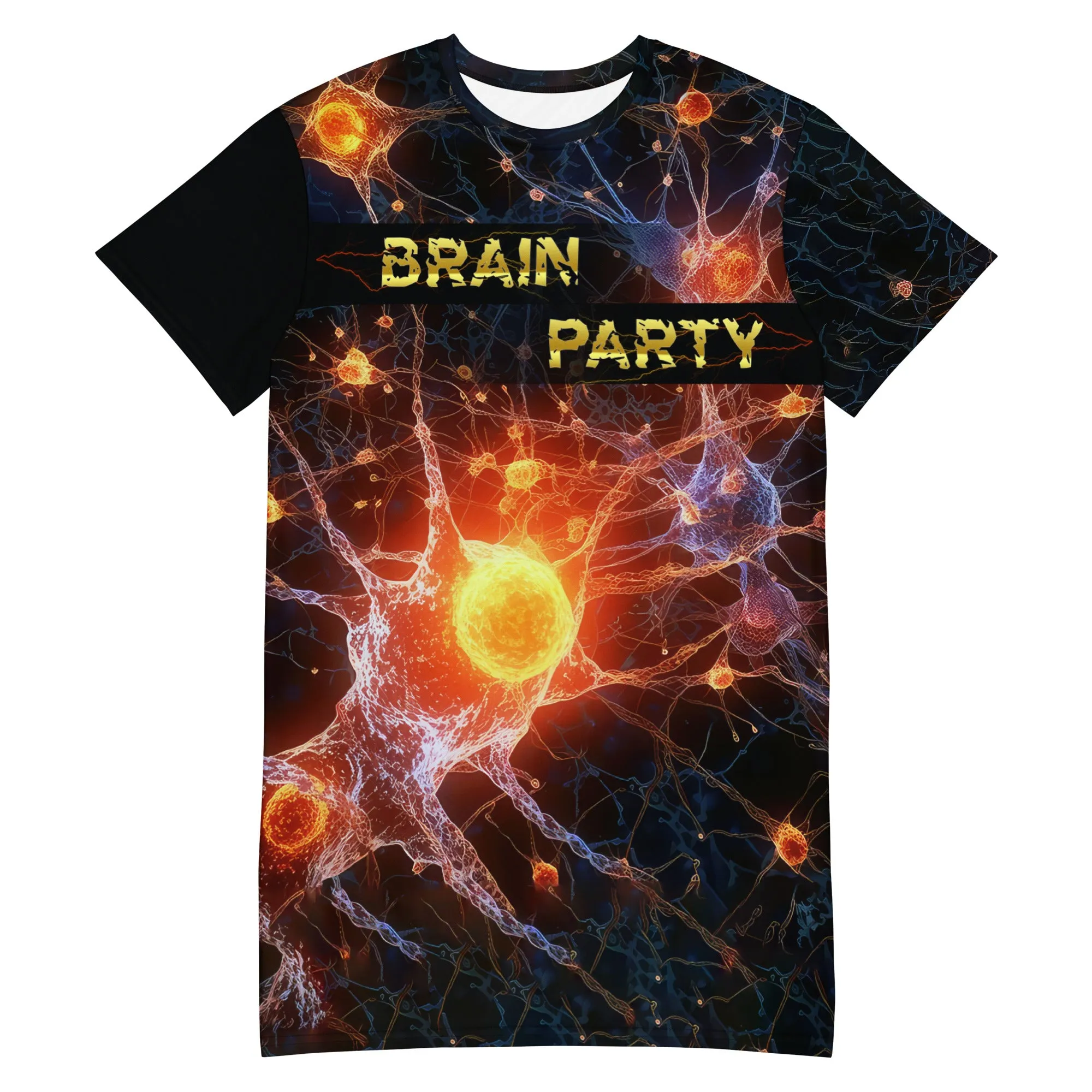 T-Shirt Dress Brain Party