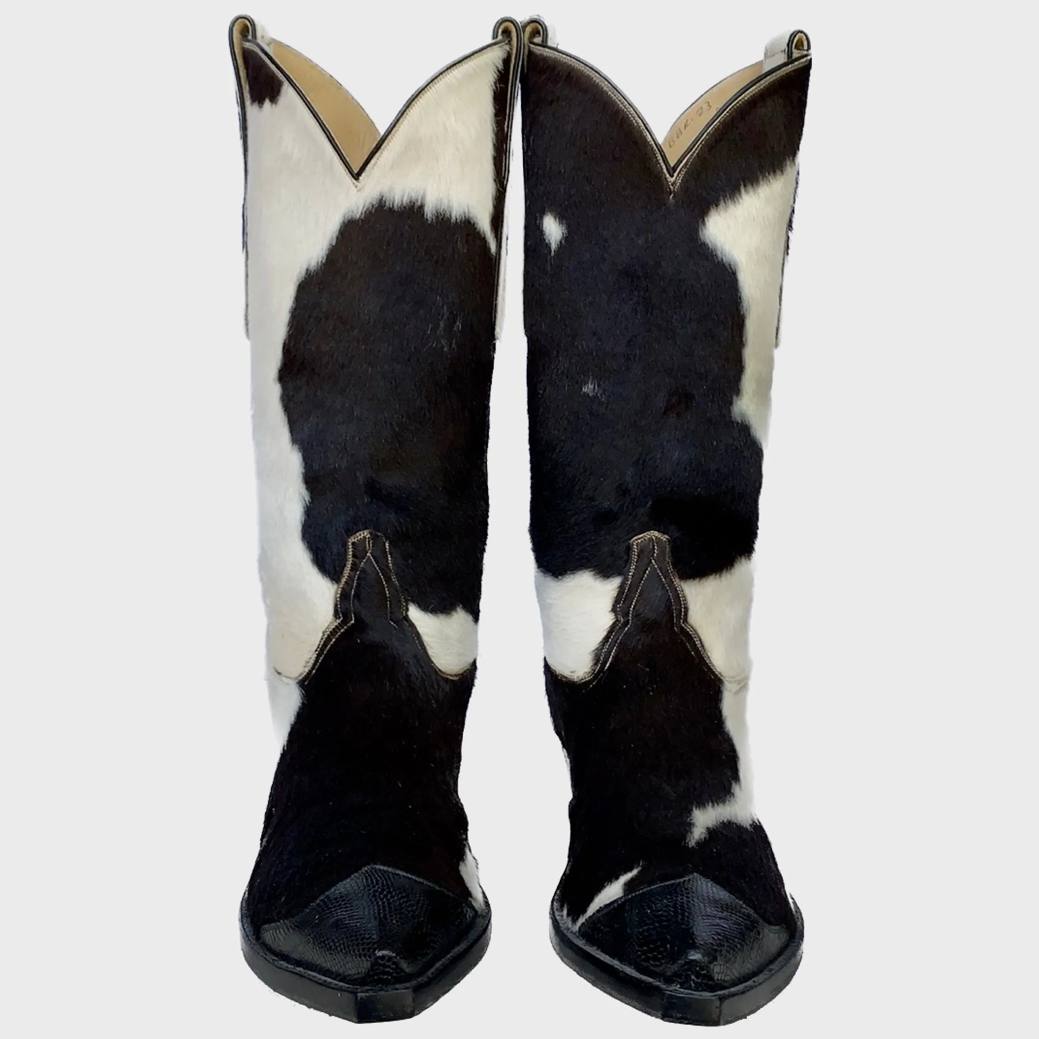 TRES OUTLAWS FALCONHEAD Calf Hair On Hide Cowhide Pony Exotic Western Cowgirl Cowboy Boots