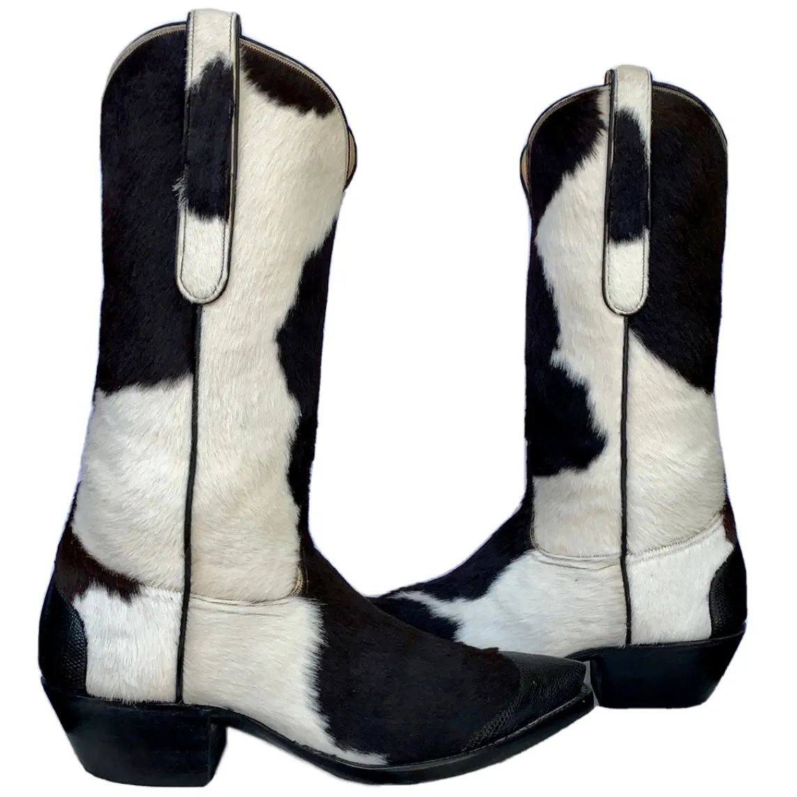 TRES OUTLAWS FALCONHEAD Calf Hair On Hide Cowhide Pony Exotic Western Cowgirl Cowboy Boots