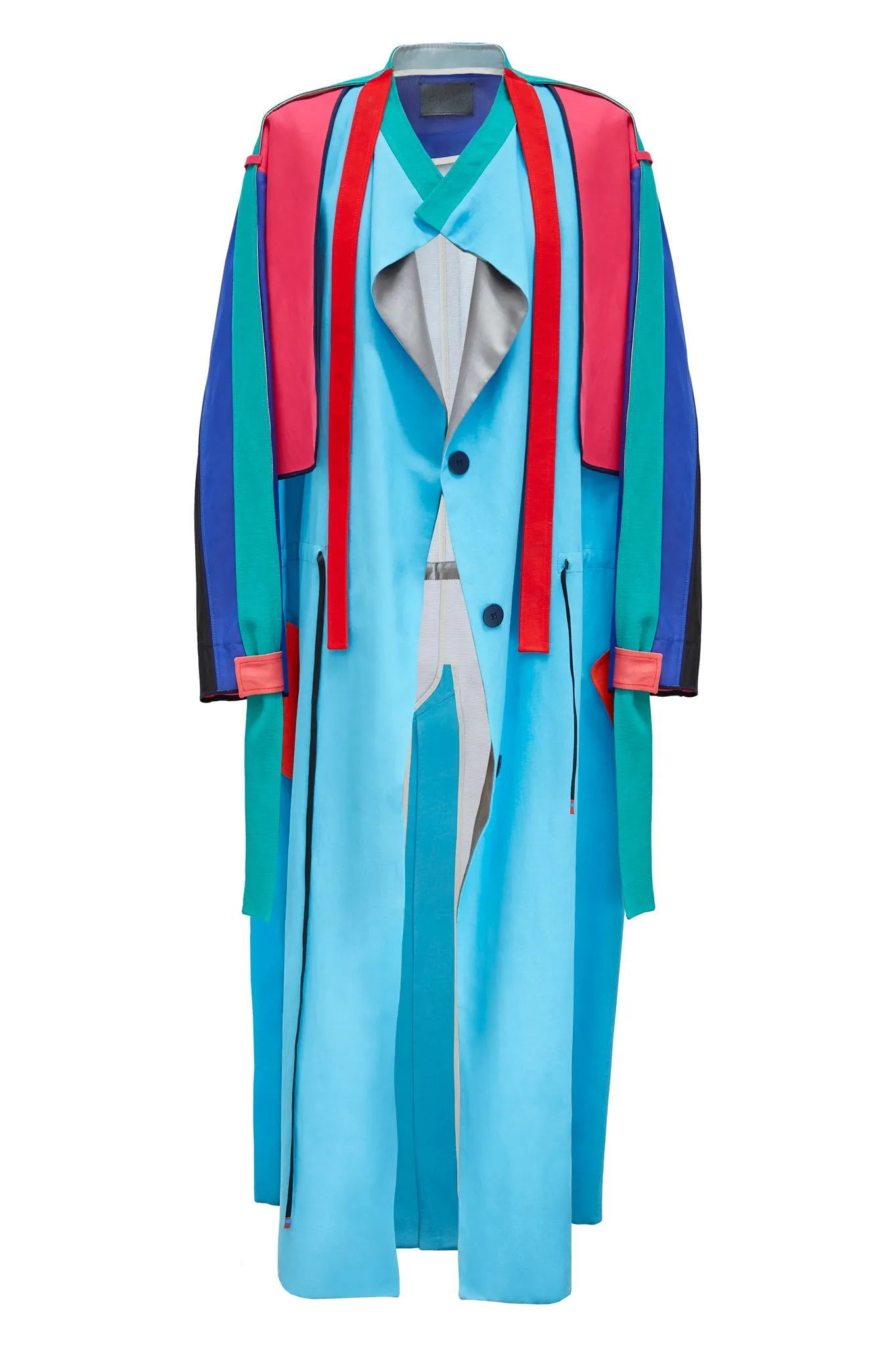 Unisex multi Coloured "Helios" Trench Coat