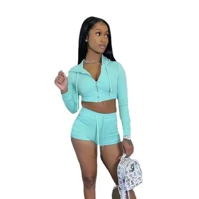 Women's Two-Piece Hoodie Sportswear Suit